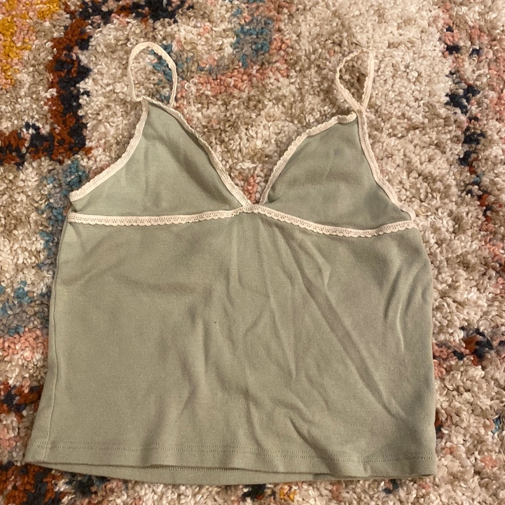 Brandy Melville green tank top.